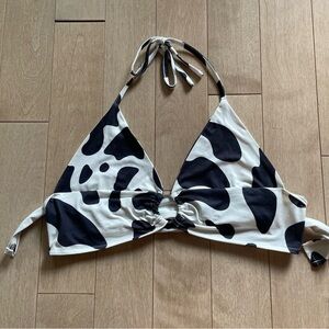 Cow print halter